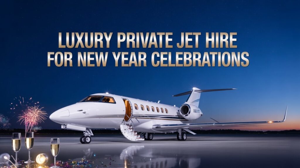 Luxury Private Jet Hire for New Year Celebrations
