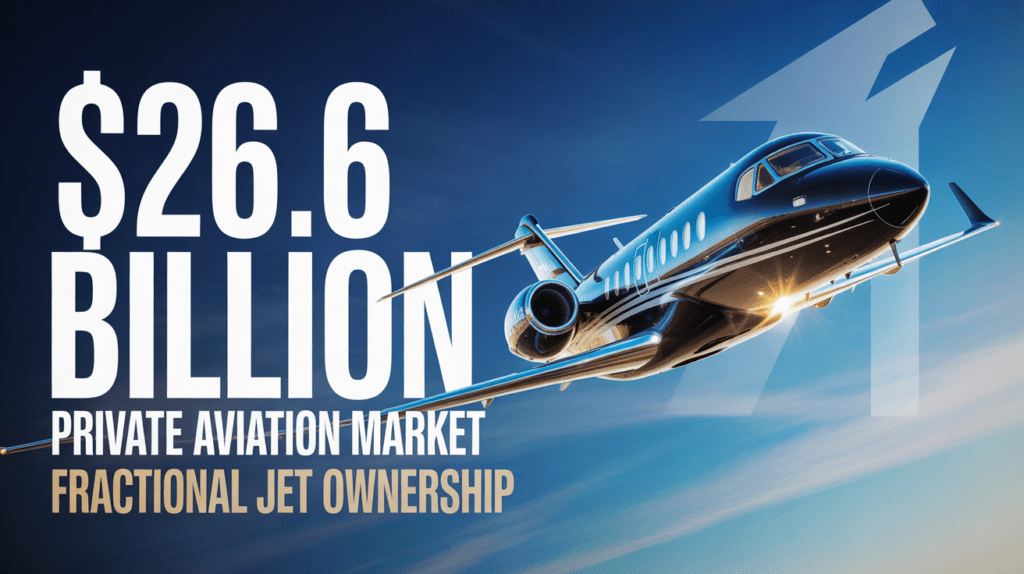 Private Aviation Market Reaches $26.6 Billion as Fractional Jet Ownership Grows