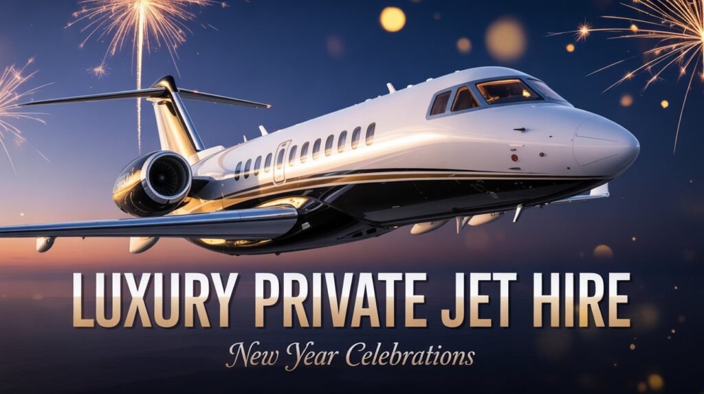 Luxury Private Jet Hire for New Year Celebrations
