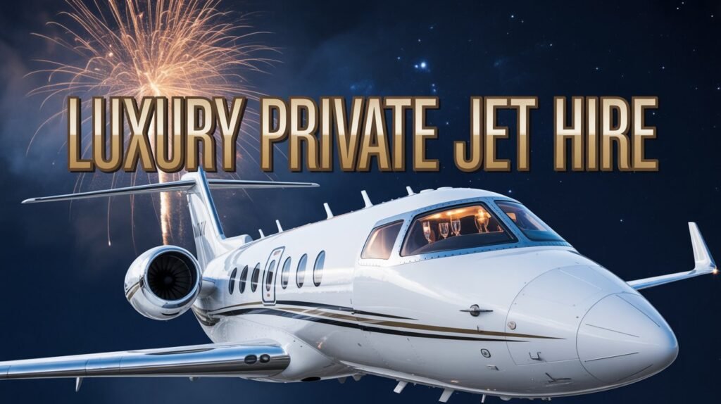 Luxury Private Jet Hire for New Year Celebrations