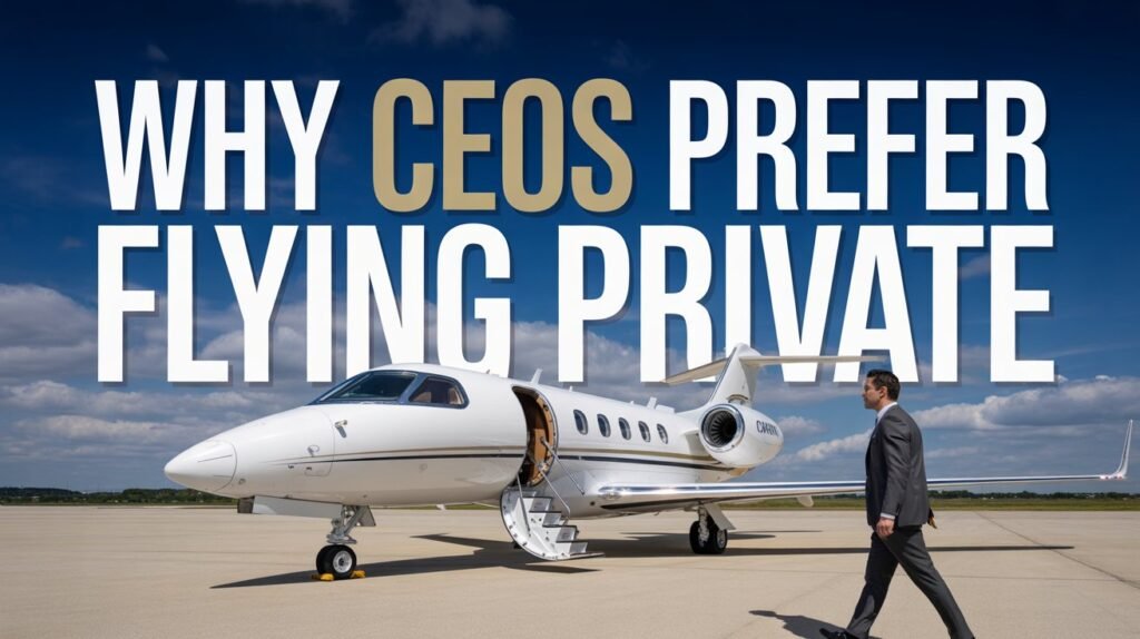 Why CEOs Prefer Flying Private