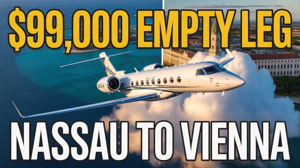 $99,000 Empty Leg Private Jet: Fly Nassau to Vienna in a Gulfstream G550