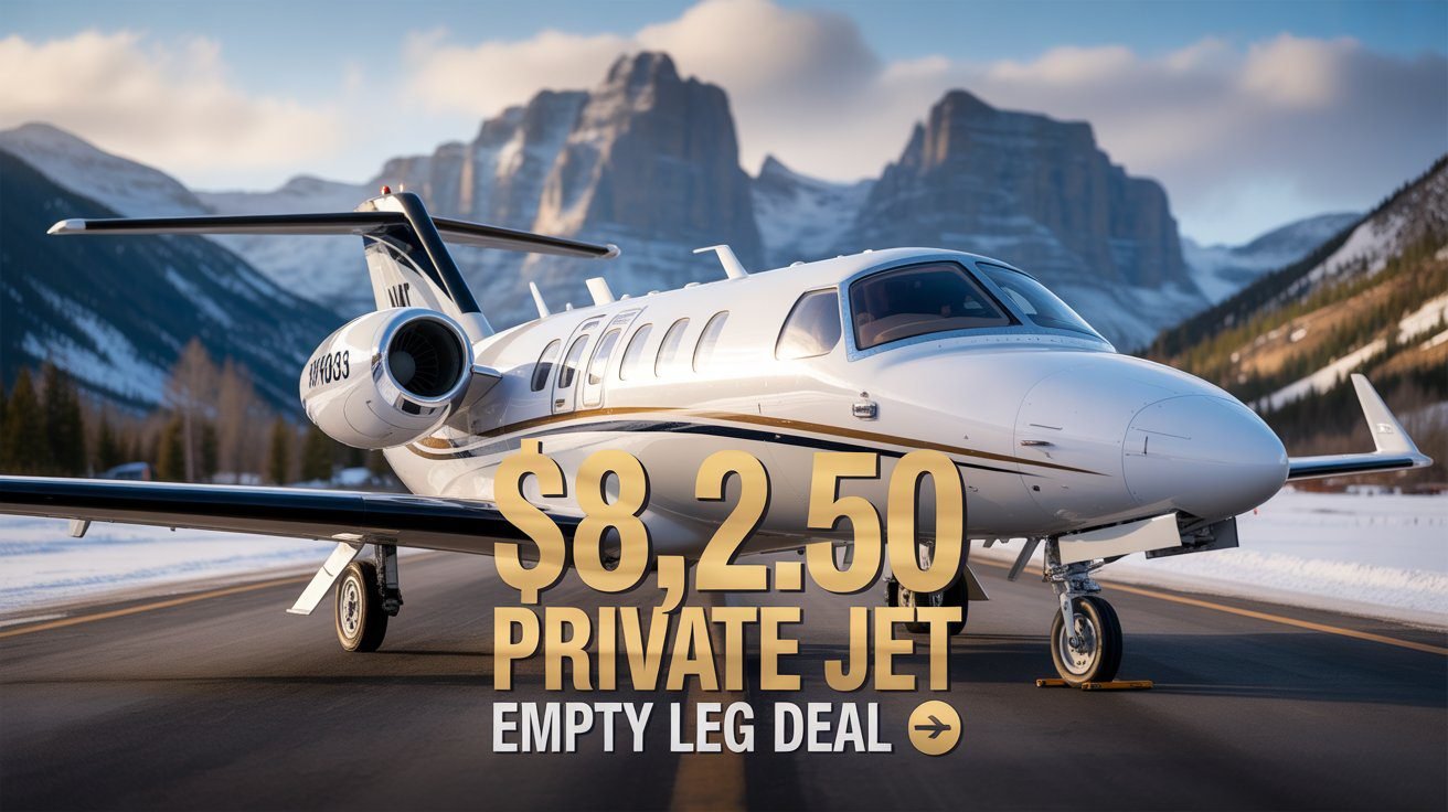 $8,250 Private Jet Empty Leg Flight Carlsbad to Telluride – Feb 1, 2026