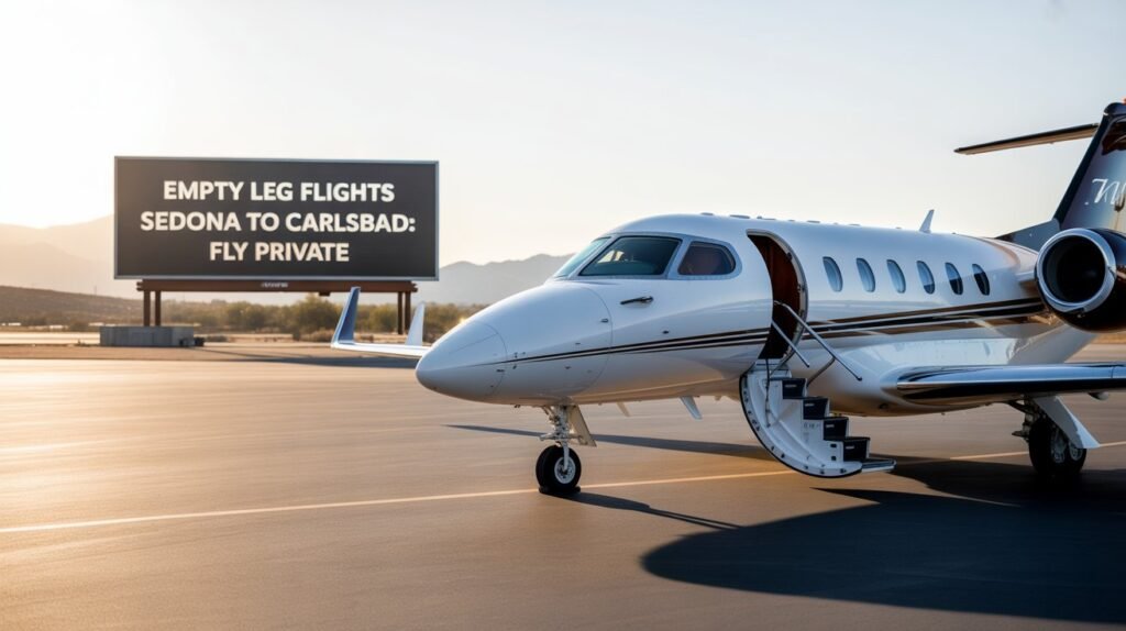Empty Leg Flights Sedona to Carlsbad Fly Private for $5,500