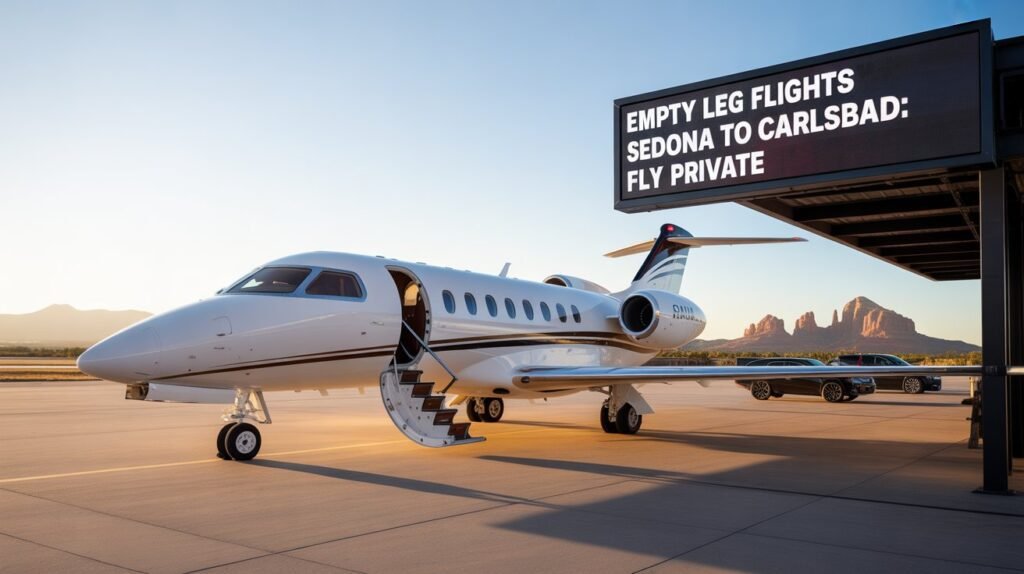 Empty Leg Flights Sedona to Carlsbad Fly Private for $5,500