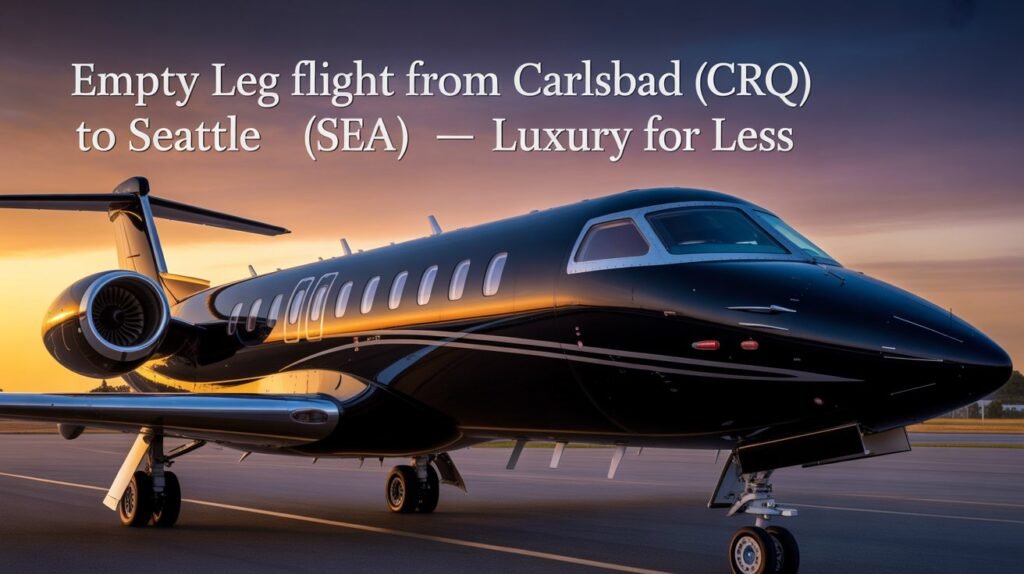 Empty Leg Flight from Carlsbad (CRQ) to Seattle (SEA)