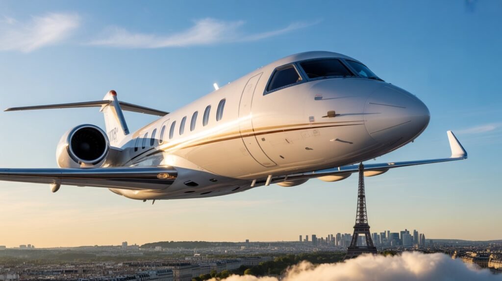 private jet to Paris
