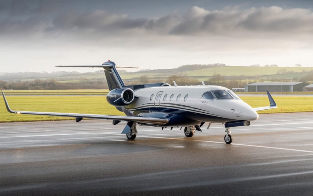 London Biggin Hill to French Alps Empty Leg: Pilatus PC-24 for January 6, 2026