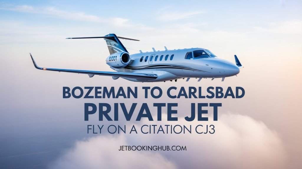 Bozeman to Carlsbad Private Jet Empty Leg for $12,100 (2)