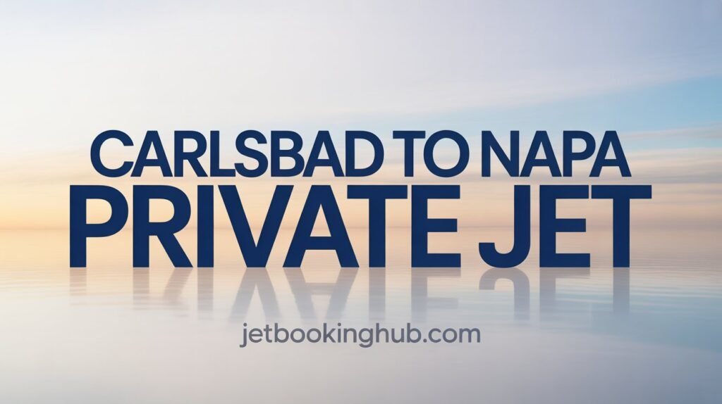 Carlsbad to Napa Private Jet for $7,645 (Save 75%) (3)