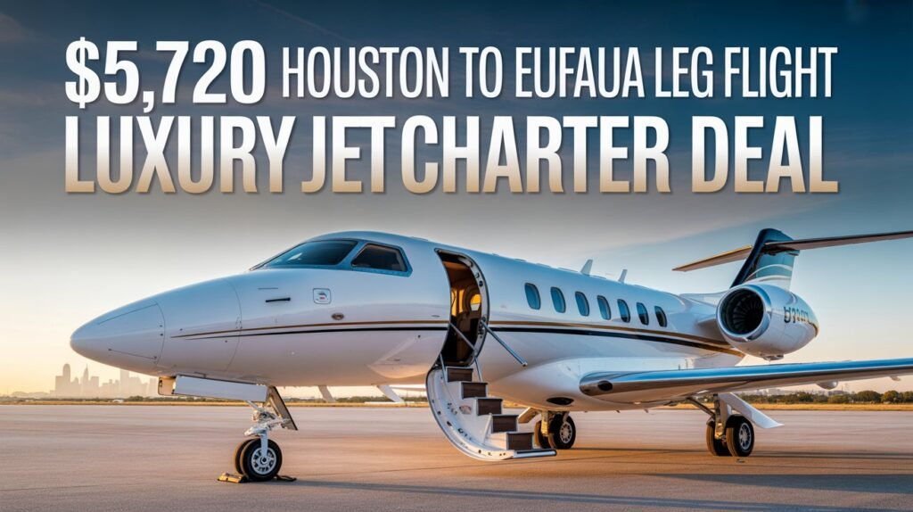 Houston to Eufaula Empty Leg Flight – Luxury Jet Charter Deal