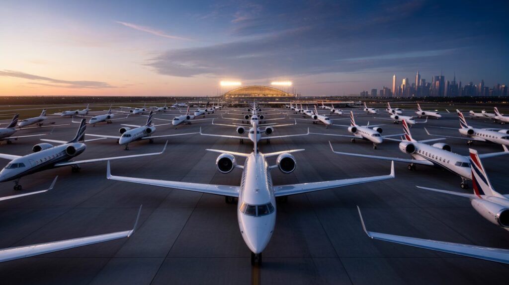How Many Private Jets Are at the Super Bowl