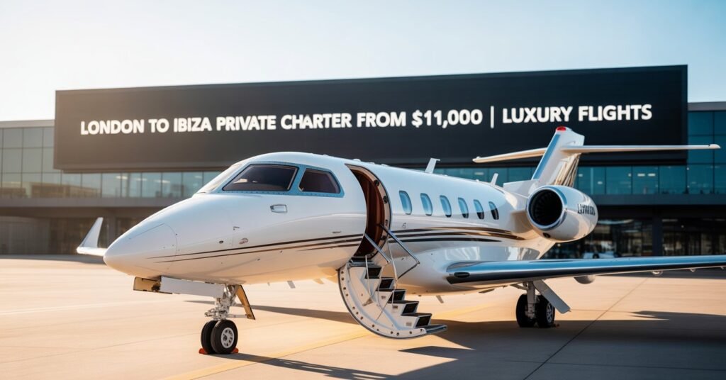 London to Ibiza Private Jet Charter from £11,000 Luxury Flights
