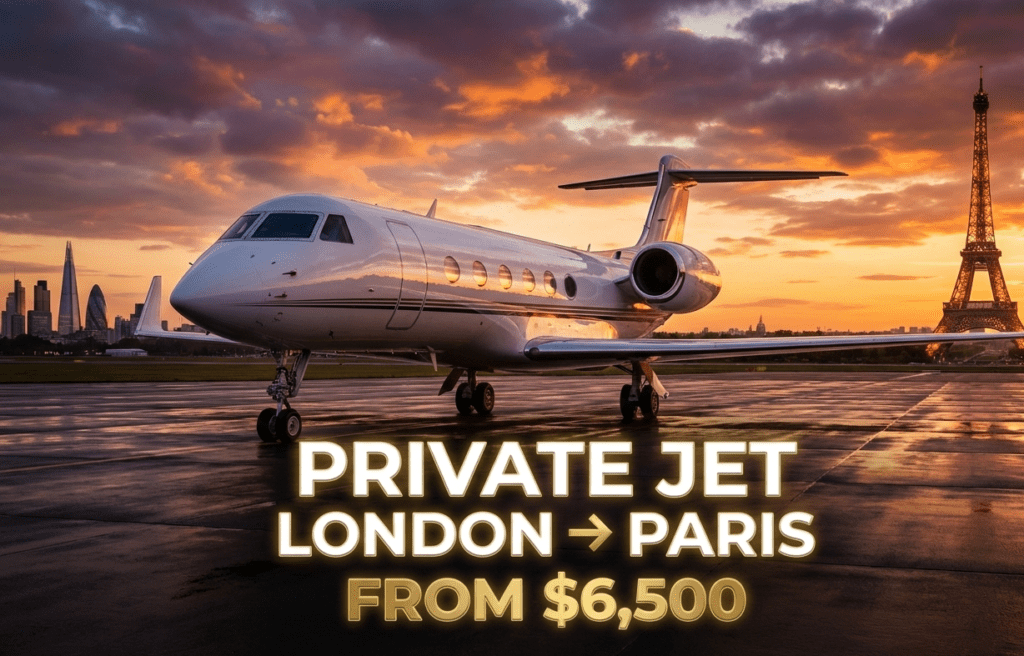 Private Jet London to Paris Elite Luxury Charter (1)