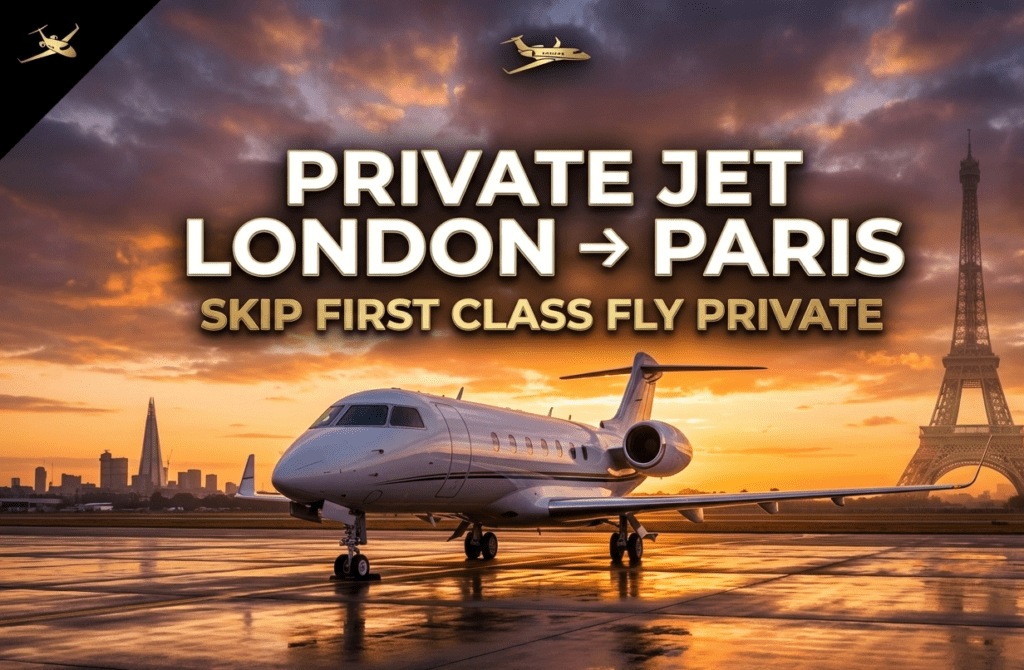 Private Jet London to Paris Elite Luxury Charter