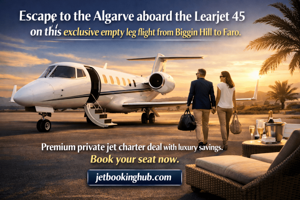 Biggin Hill to Faro Empty Leg Private Jet £11,000 Full Charter (2)