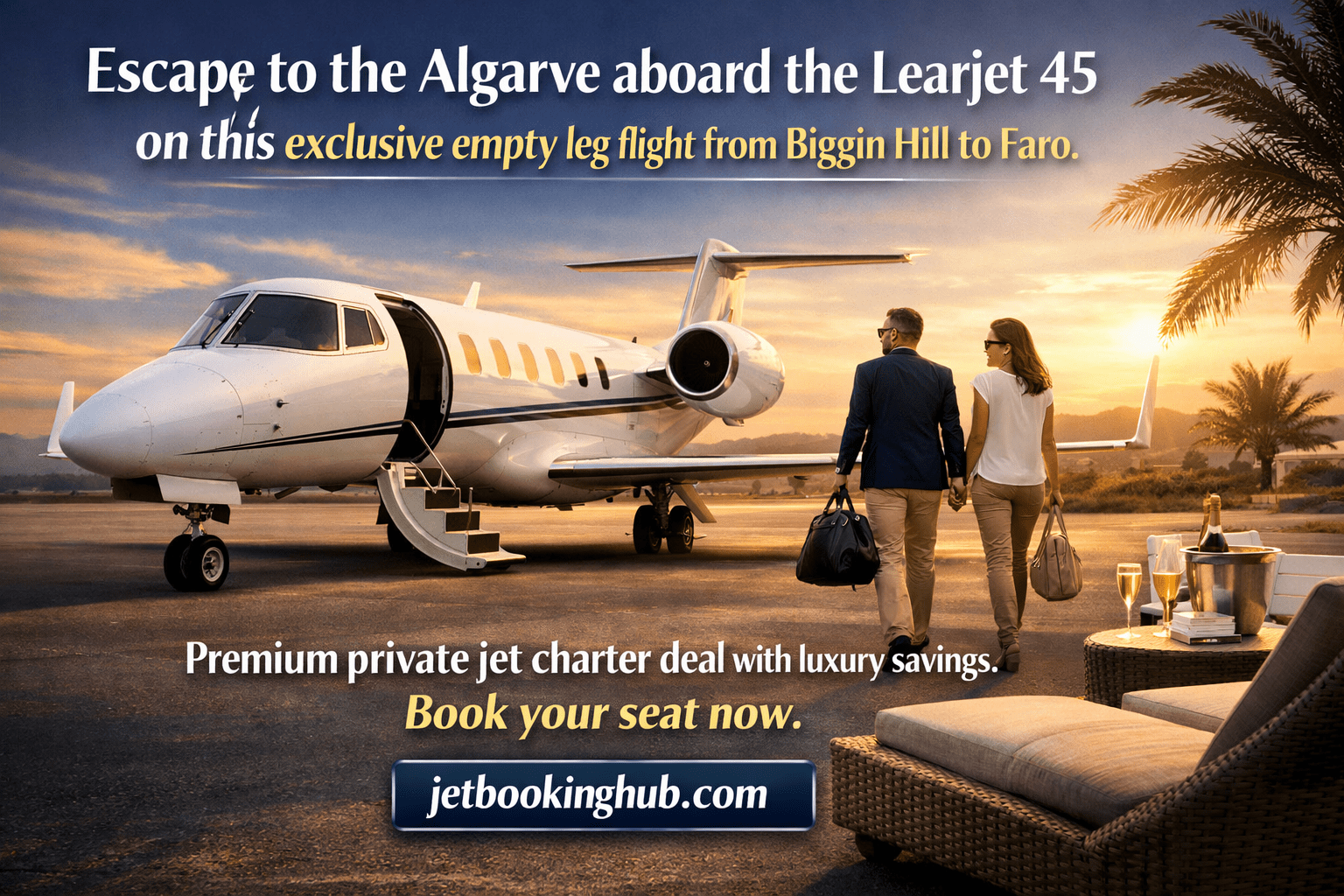 Biggin Hill to Faro Empty Leg Private Jet £11,000 Full Charter (2)