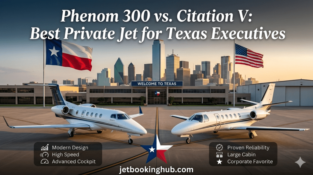 Cessna Citation V vs. Phenom 300The Definitive Light Jet Guide for Texas (1)