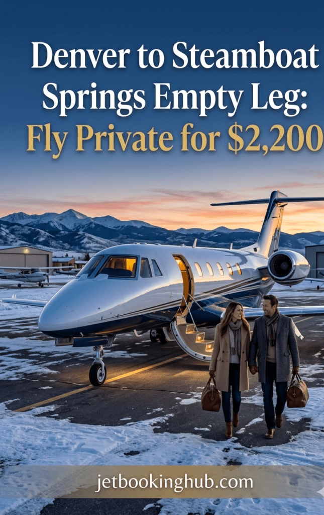 Denver to Steamboat Springs Empty Leg Fly Private for $2,200 (4)