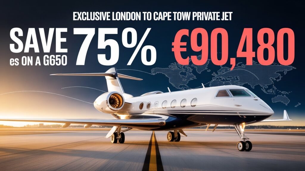 Exclusive London to Cape Town Empty Leg Private Jet Save 75% on a G650 (€90,480) (1)