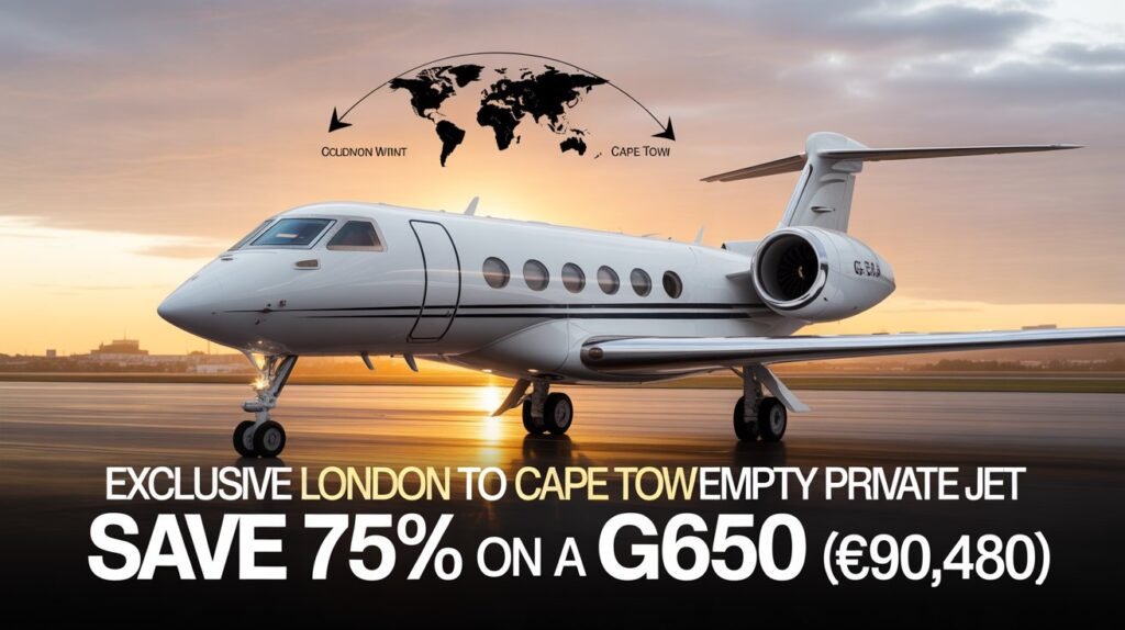 Exclusive London to Cape Town Empty Leg Private Jet Save 75% on a G650 (€90,480) (2)