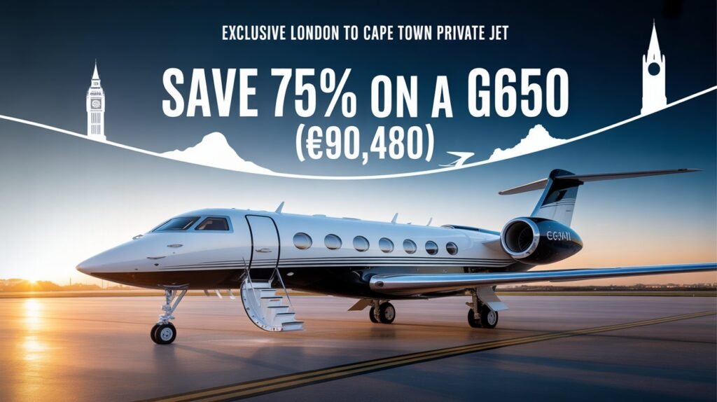 Exclusive London to Cape Town Empty Leg Private Jet Save 75% on a G650 (€90,480) (3)