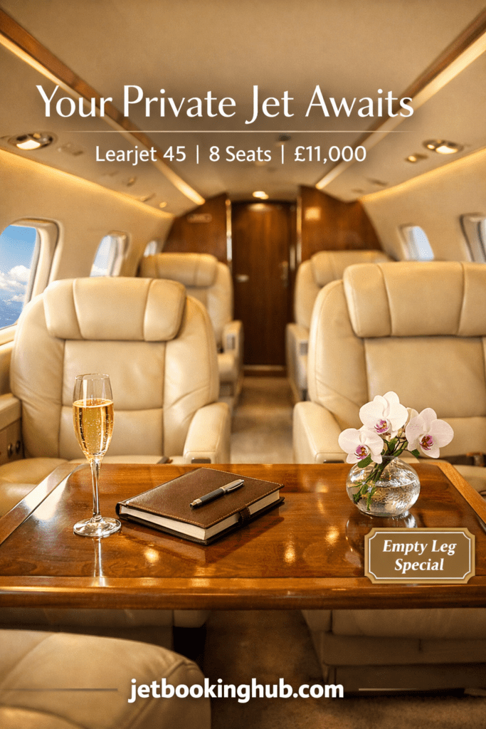 Faro to London Empty Leg Private Jet for Just £11,000 (3)