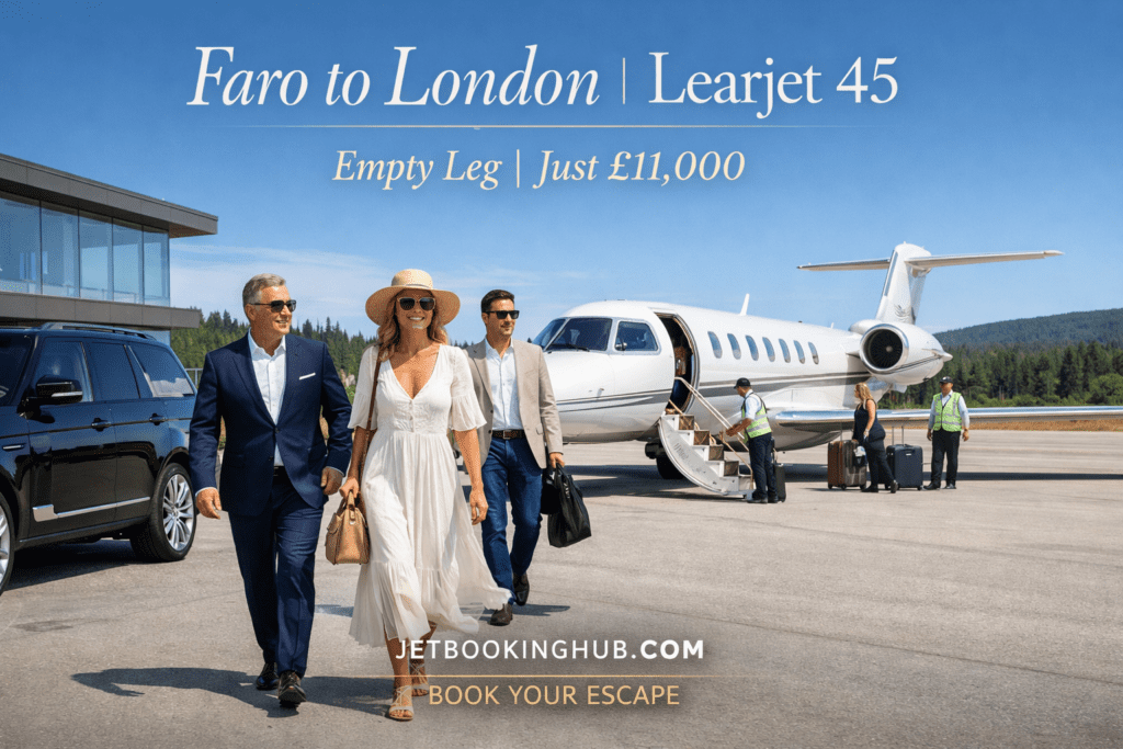 Faro to London Empty Leg Private Jet for Just £11,000 (4)