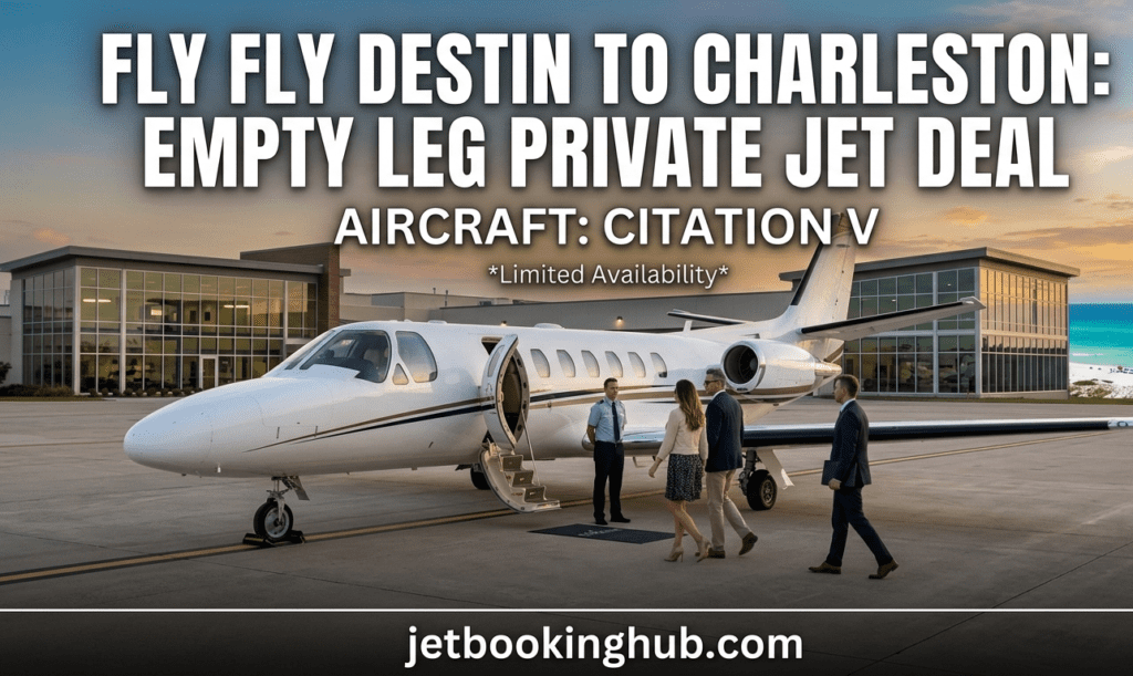 Fly Destin to Charleston Empty Leg Private Jet Deal (2)