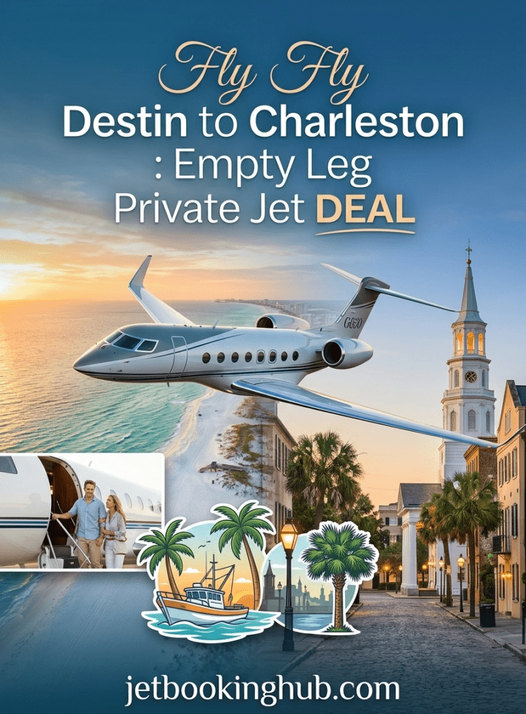 Fly Destin to Charleston Empty Leg Private Jet Deal (4)