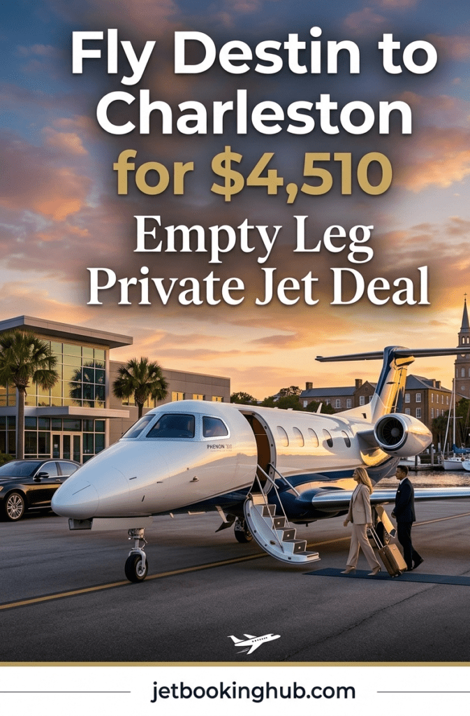 Fly Destin to Charleston Empty Leg Private Jet Deal (5)