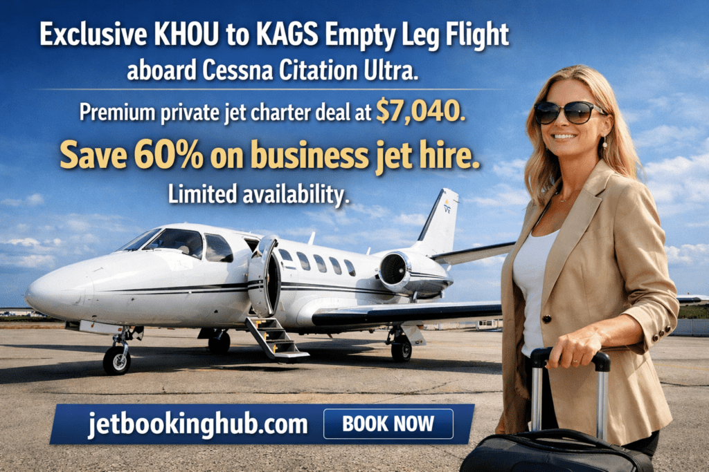 Houston to Augusta Empty Leg Private Jet at $7,040 (4)