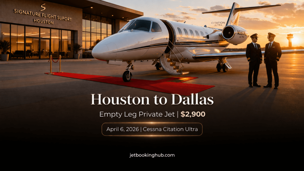 Houston to Dallas Empty Leg Private Jet Cessna Citation Ultra (3)