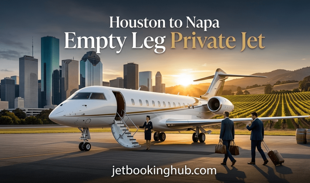 Houston to Napa Empty Leg Private Jet $17,380 for 9 Guests (6)