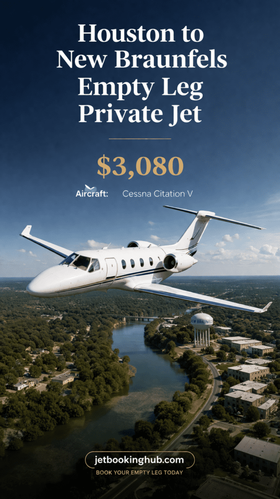 Houston to New Braunfels empty leg private jet  Cessna Citation V (3)