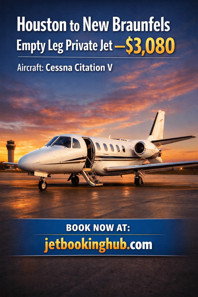 Houston to New Braunfels empty leg private jet  Cessna Citation V (4)