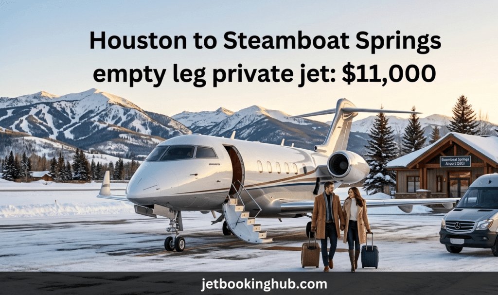 Houston to Steamboat Springs Empty Leg Private Jet $11,000 (1)