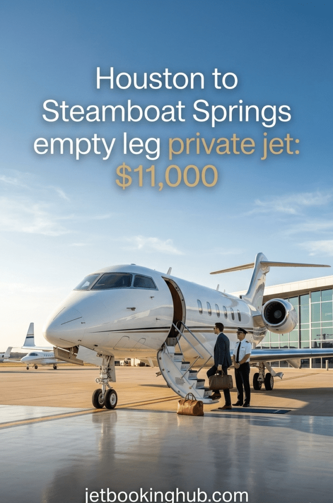 Houston to Steamboat Springs Empty Leg Private Jet $11,000 (4)