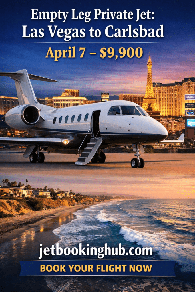 Las Vegas to Carlsbad Empty Leg Private Jet Fly Citation XLS (1)