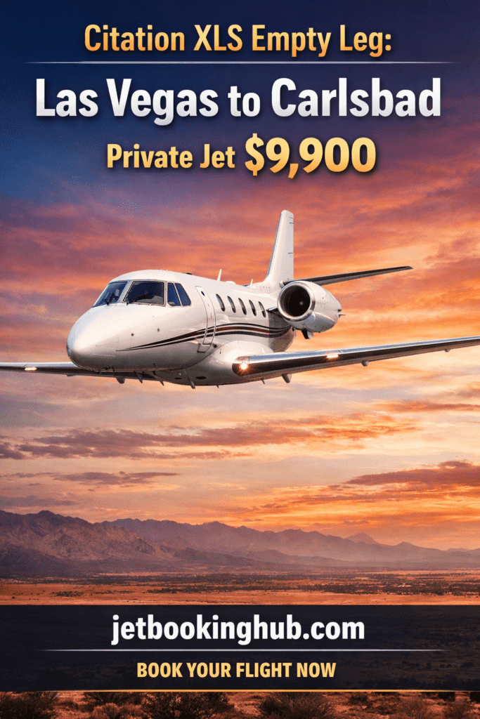 Las Vegas to Carlsbad Empty Leg Private Jet Fly Citation XLS (2)