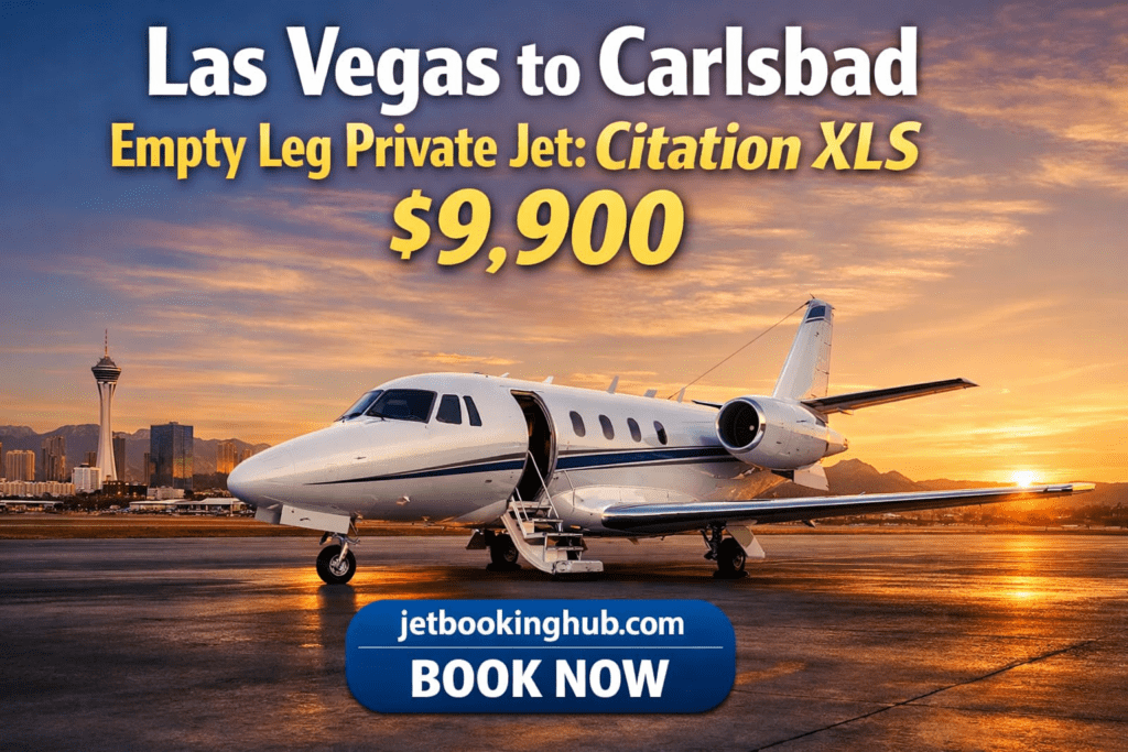 Las Vegas to Carlsbad Empty Leg Private Jet Fly Citation XLS (5)