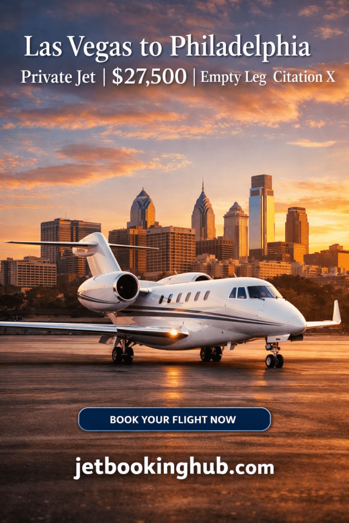 Las Vegas to Philadelphia Empty Leg Private Jet (4)