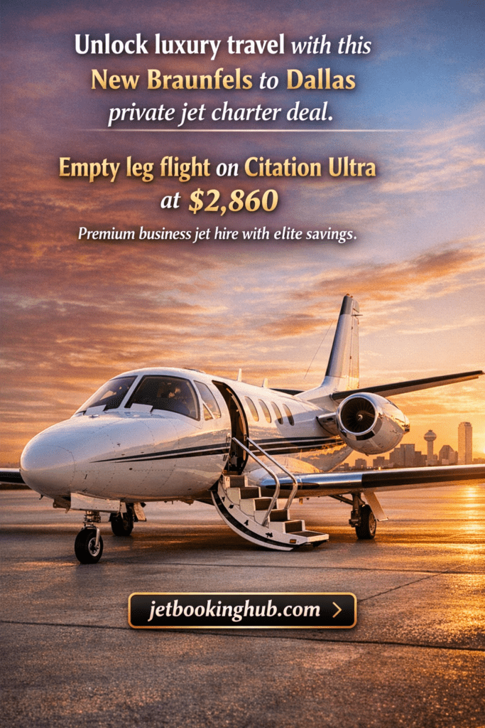 New Braunfels to Dallas Empty Leg Private Jet Cessna Citation Ultra (5)