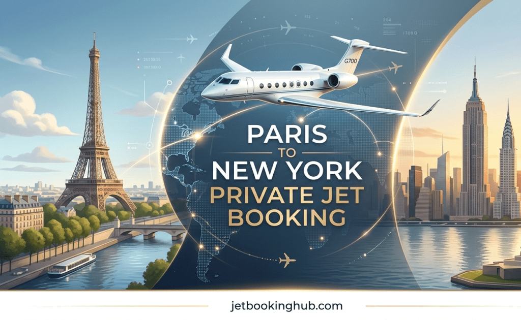 Paris to New York private jet booking