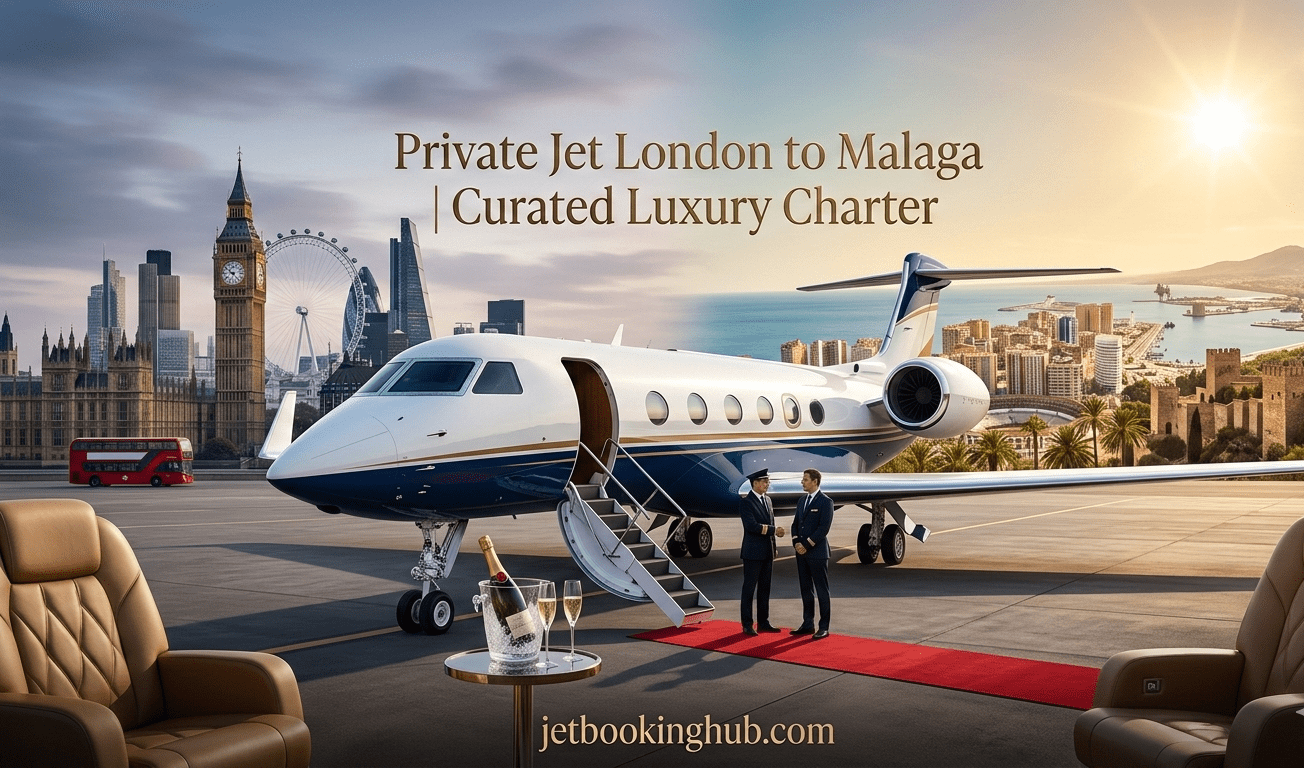 Private Jet London to Malaga Curated Luxury Charter