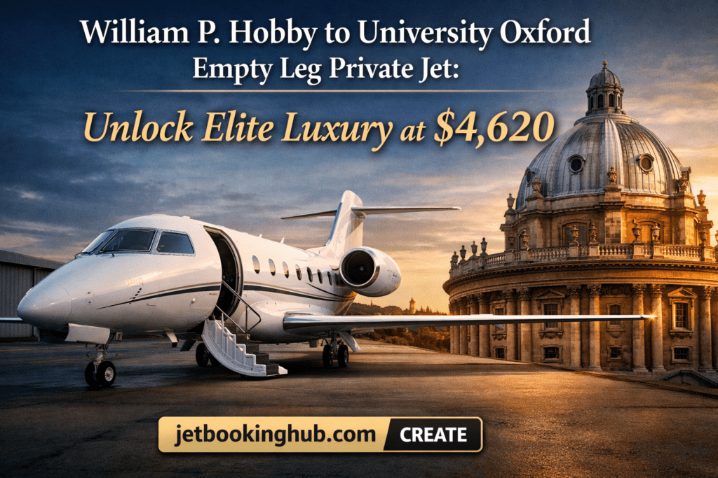 William P. Hobby to University Oxford Empty Leg Private Jet Unlock Elite Luxury at $4,620 (4)
