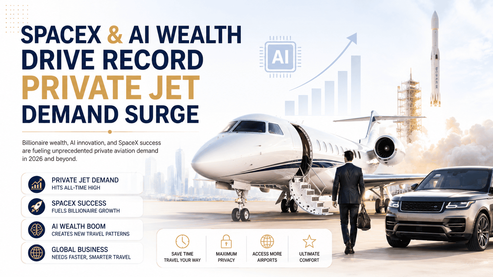 SpaceX & AI Wealth Drive Record Private Jet Demand Surge (2)